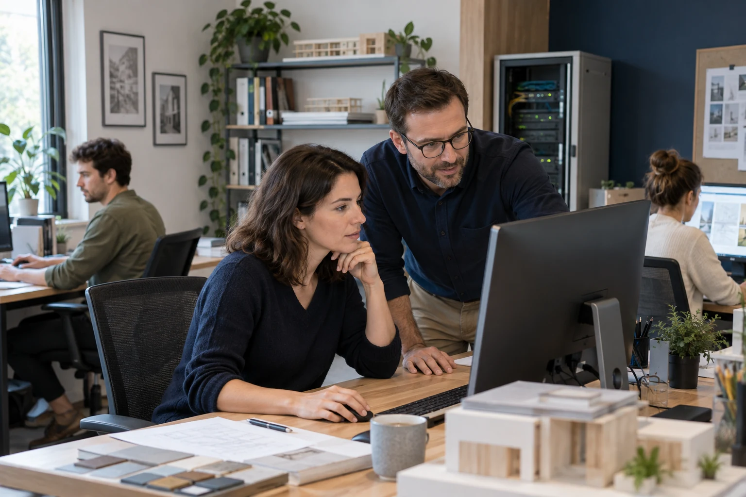 Illustration d’un accompagnement informatique dans une petite entreprise